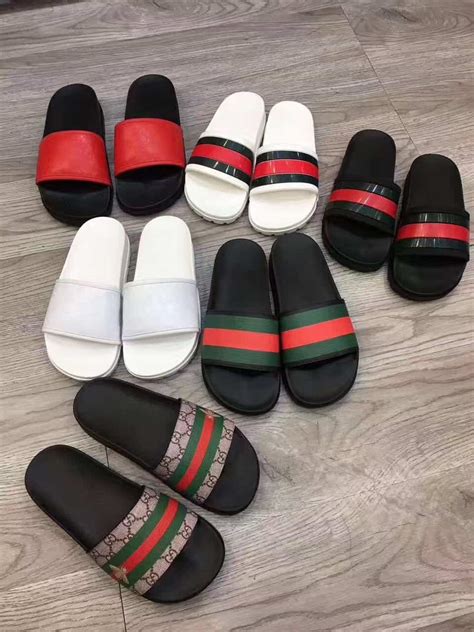 mens fake gucci slides|the real gucci slides.